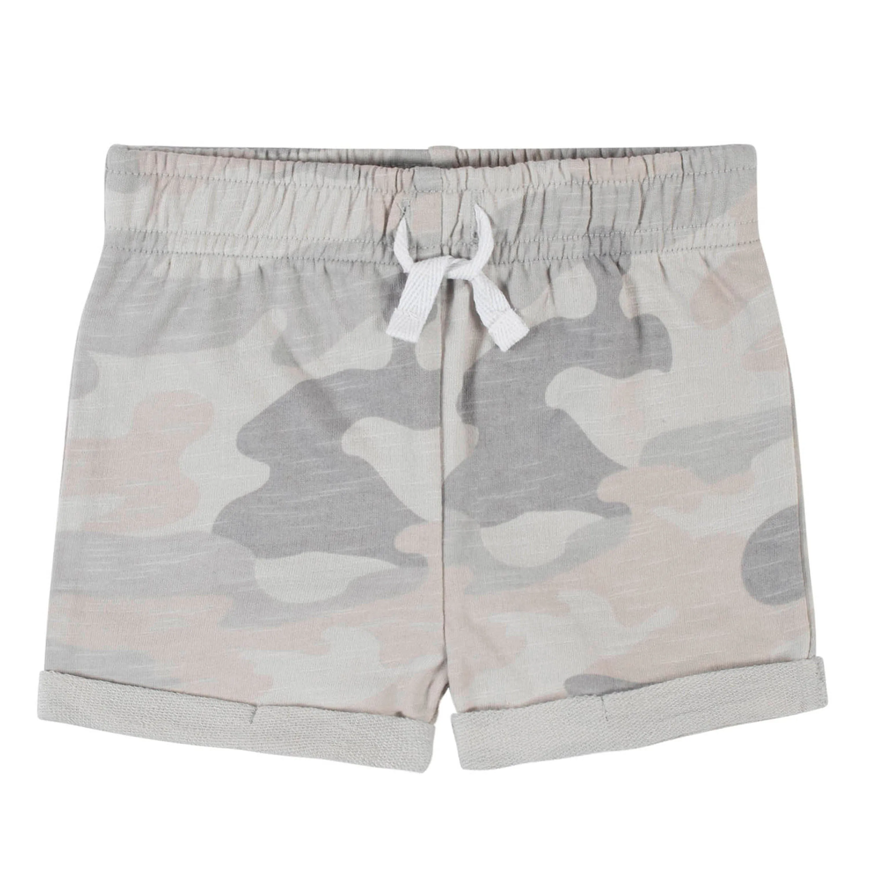 2-Pack Baby Boys Grey Camo Shorts