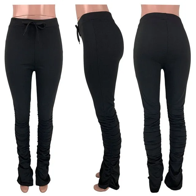 2021 Women's leggings ruched  sweat pants Sizes S - 2XL