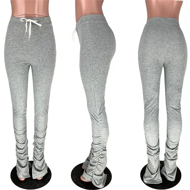 2021 Women's leggings ruched  sweat pants Sizes S - 2XL