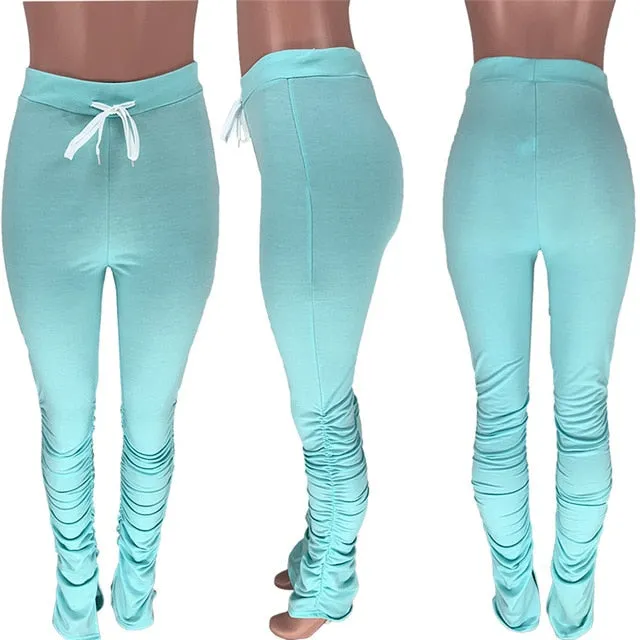 2021 Women's leggings ruched  sweat pants Sizes S - 2XL