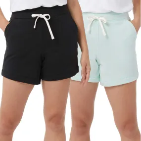 32 Degrees Women's 2-pack Ultra-soft Cotton Blend Jersey Casual Active Shorts