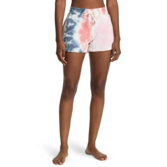 90 DEGREE BY REFLEX Tie Dye Cotton Shorts