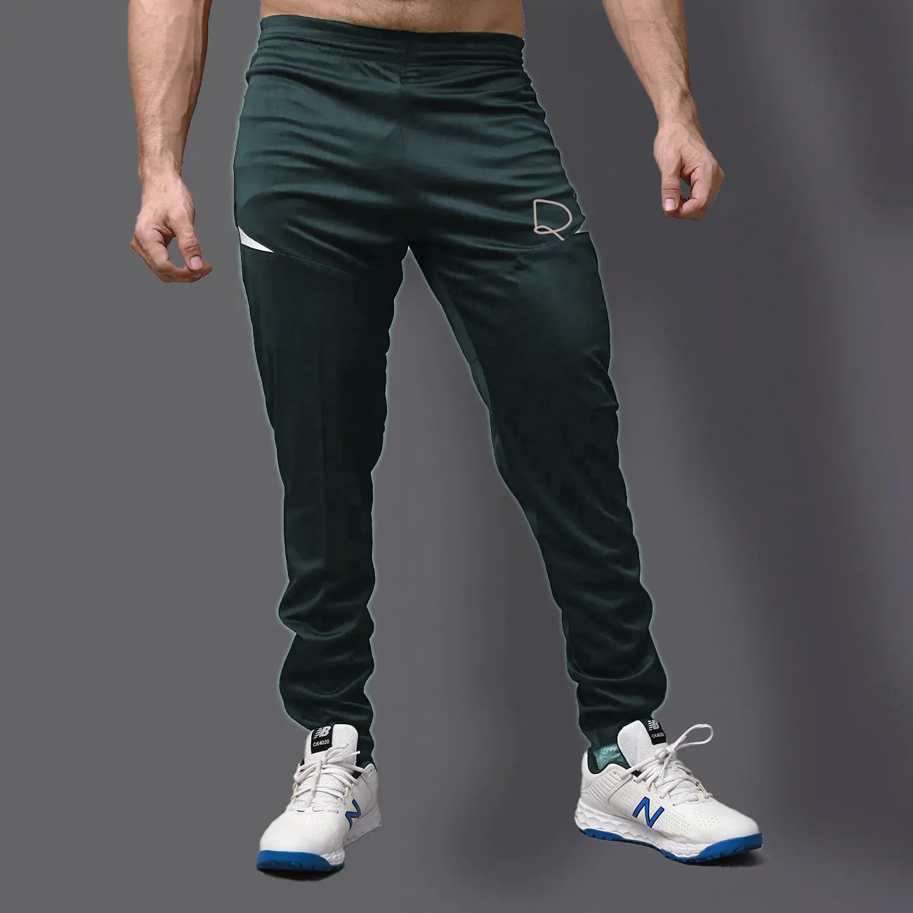 Active wear Trouser with Zipper Pocket Writting Logo