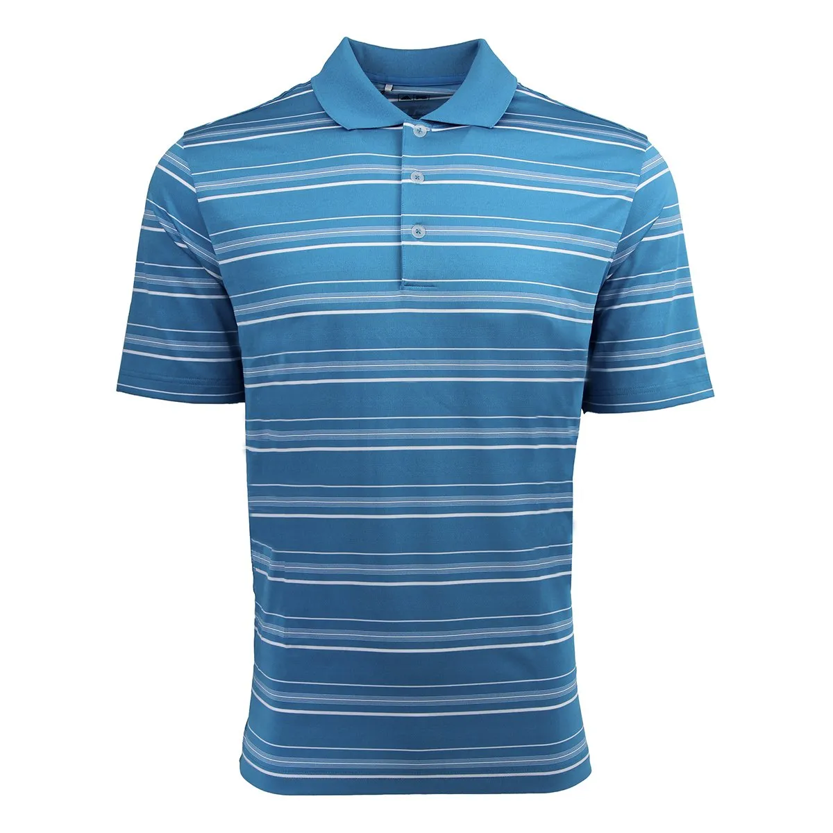 adidas Men's Puremotion Textured Stripe Polo