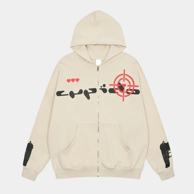 Aim | Oversized Graphic Hoodie