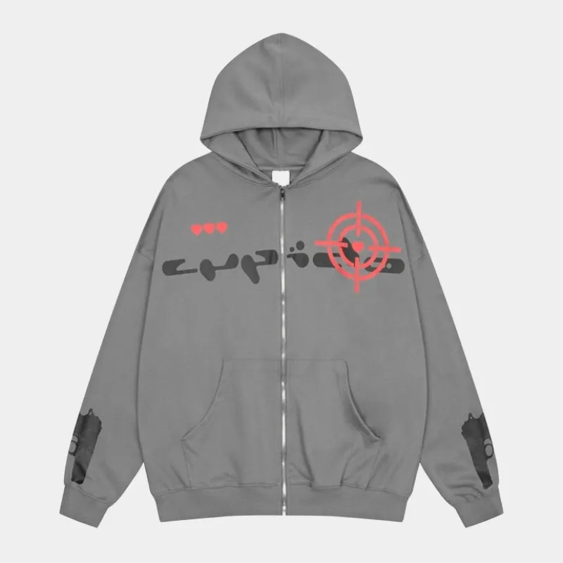 Aim | Oversized Graphic Hoodie