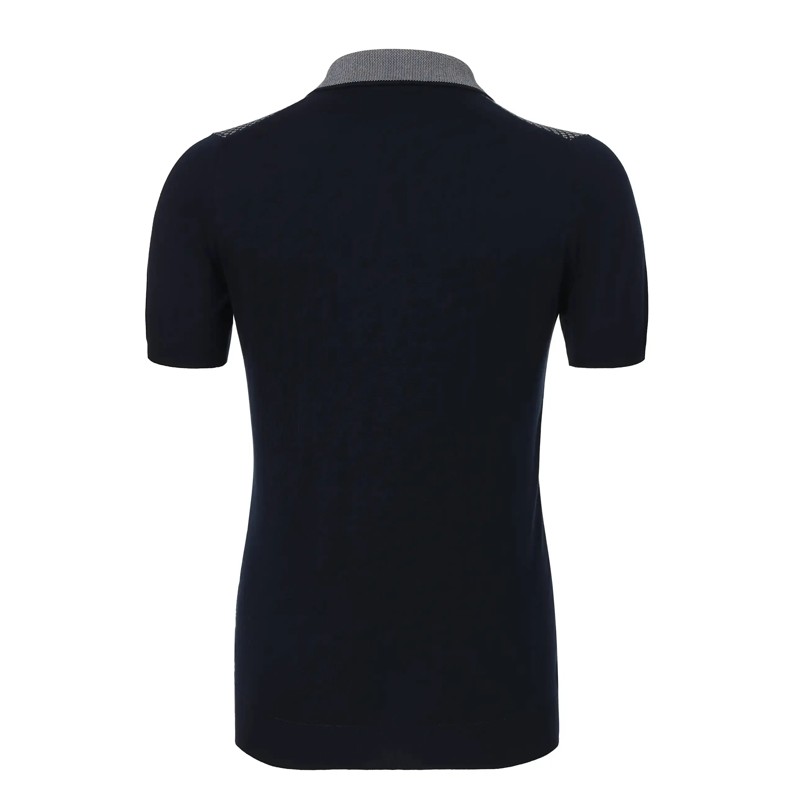 All-Monogram Cotton Polo Shirt in Blue