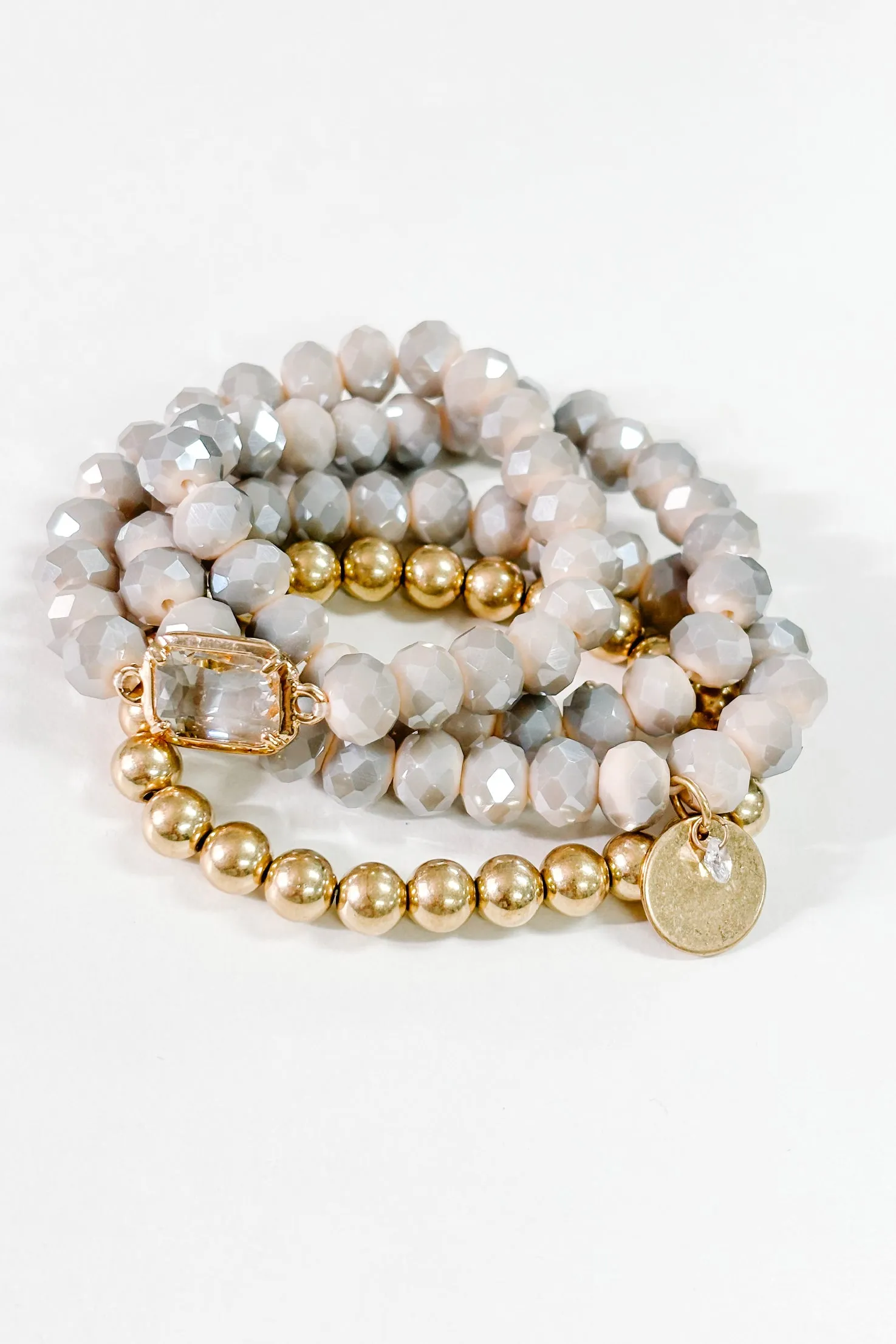 All That Sparkles Bracelet Set - Stone