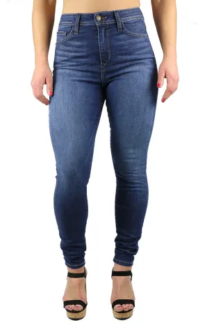 April Super High Rise Skinny Medium Wash