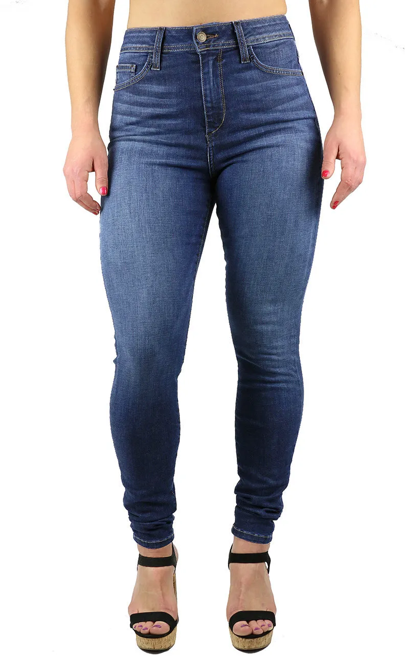 April Super High Rise Skinny Medium Wash