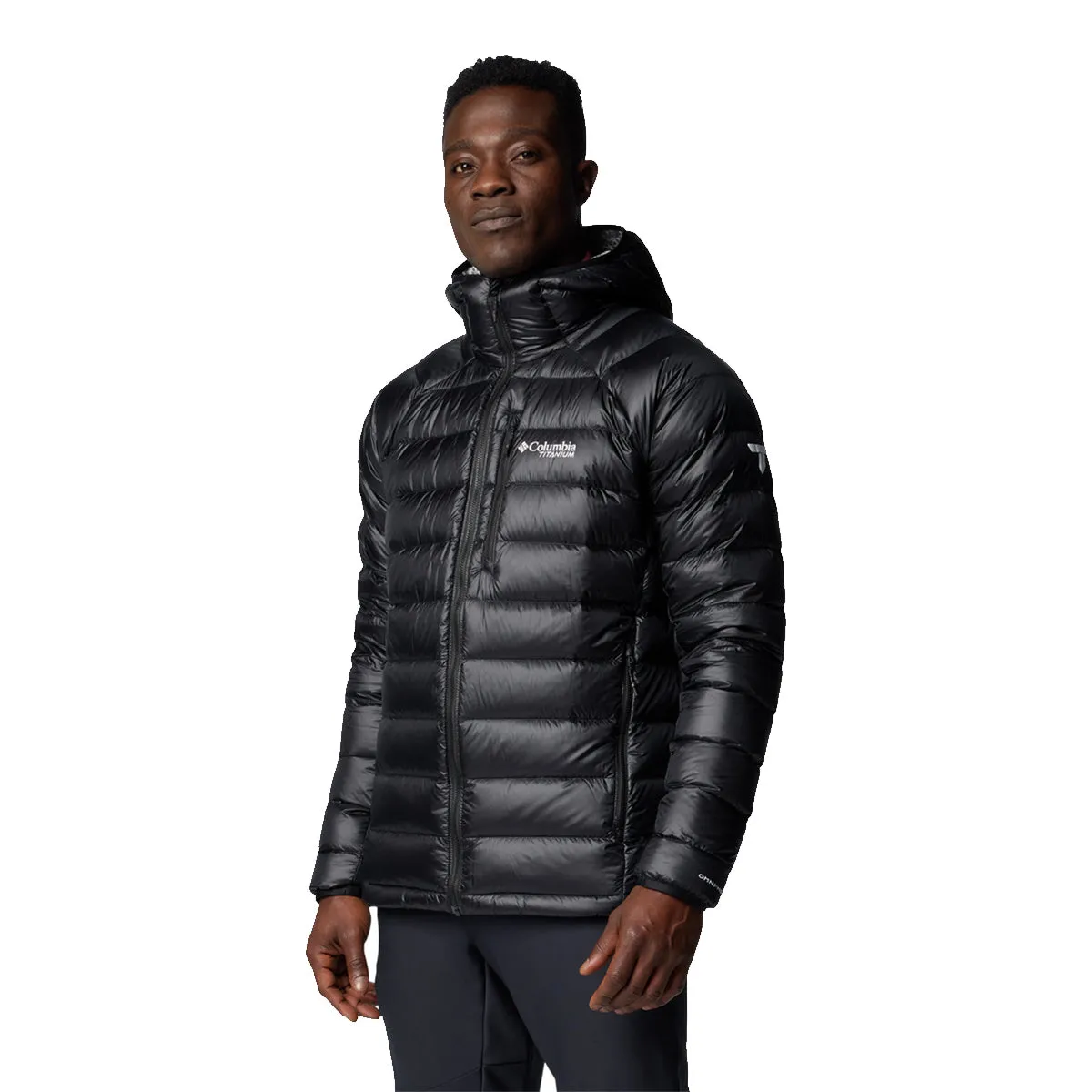 Arctic Crest™ Down Hooded Jacket - Black