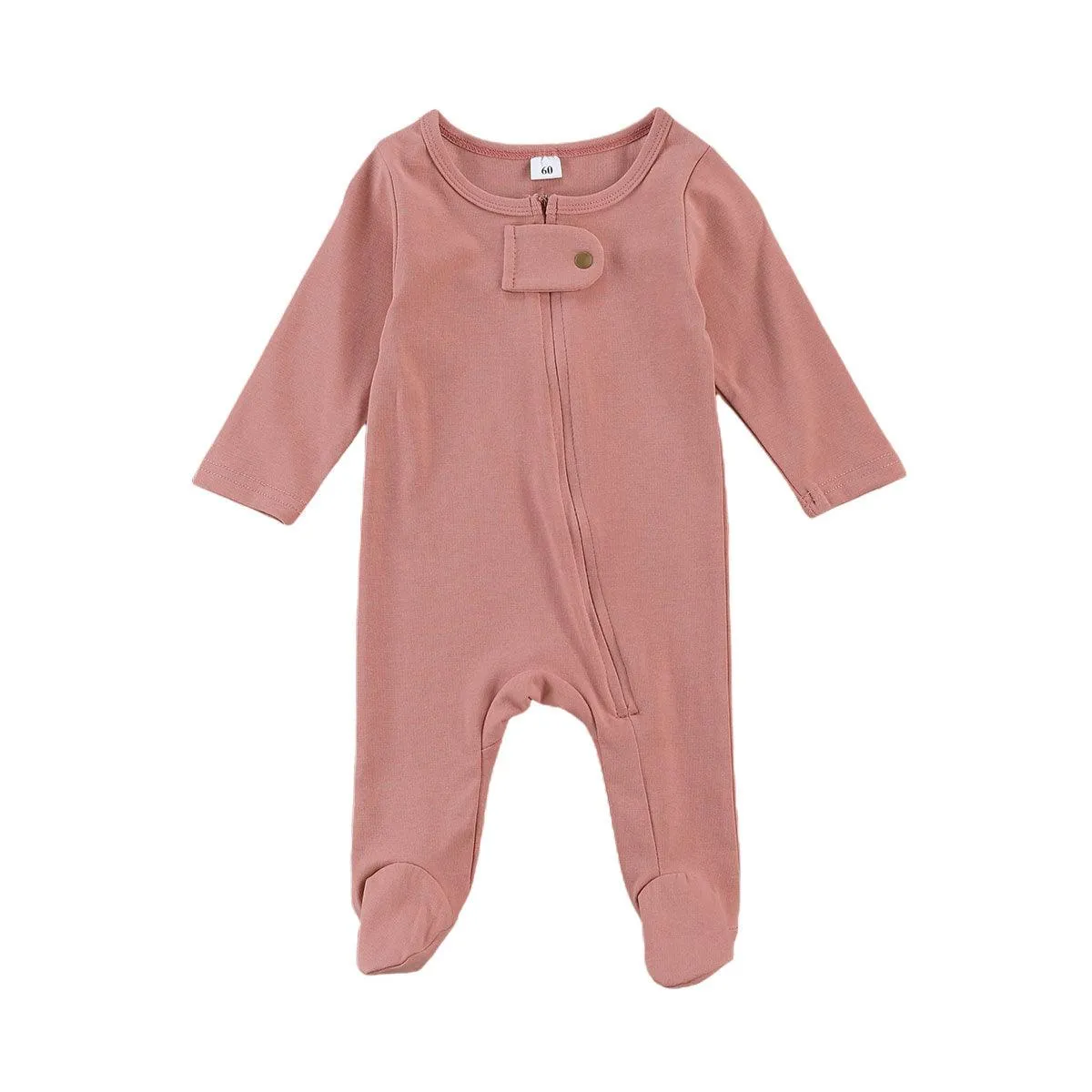 Baby Long Sleeved Jumpsuit With Flap