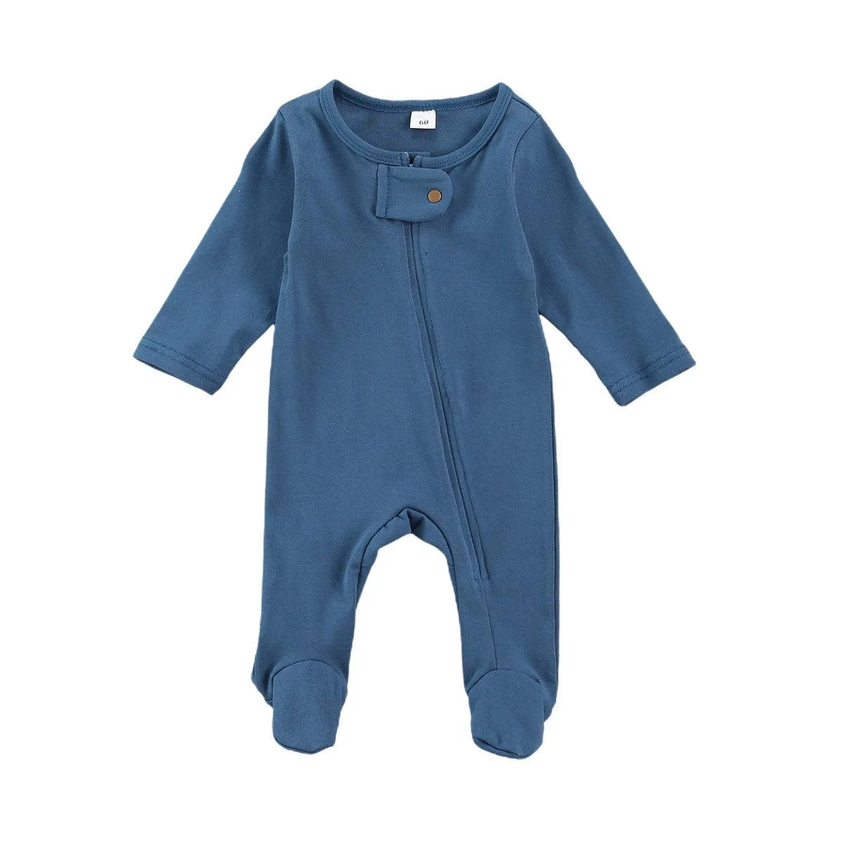 Baby Long Sleeved Jumpsuit With Flap