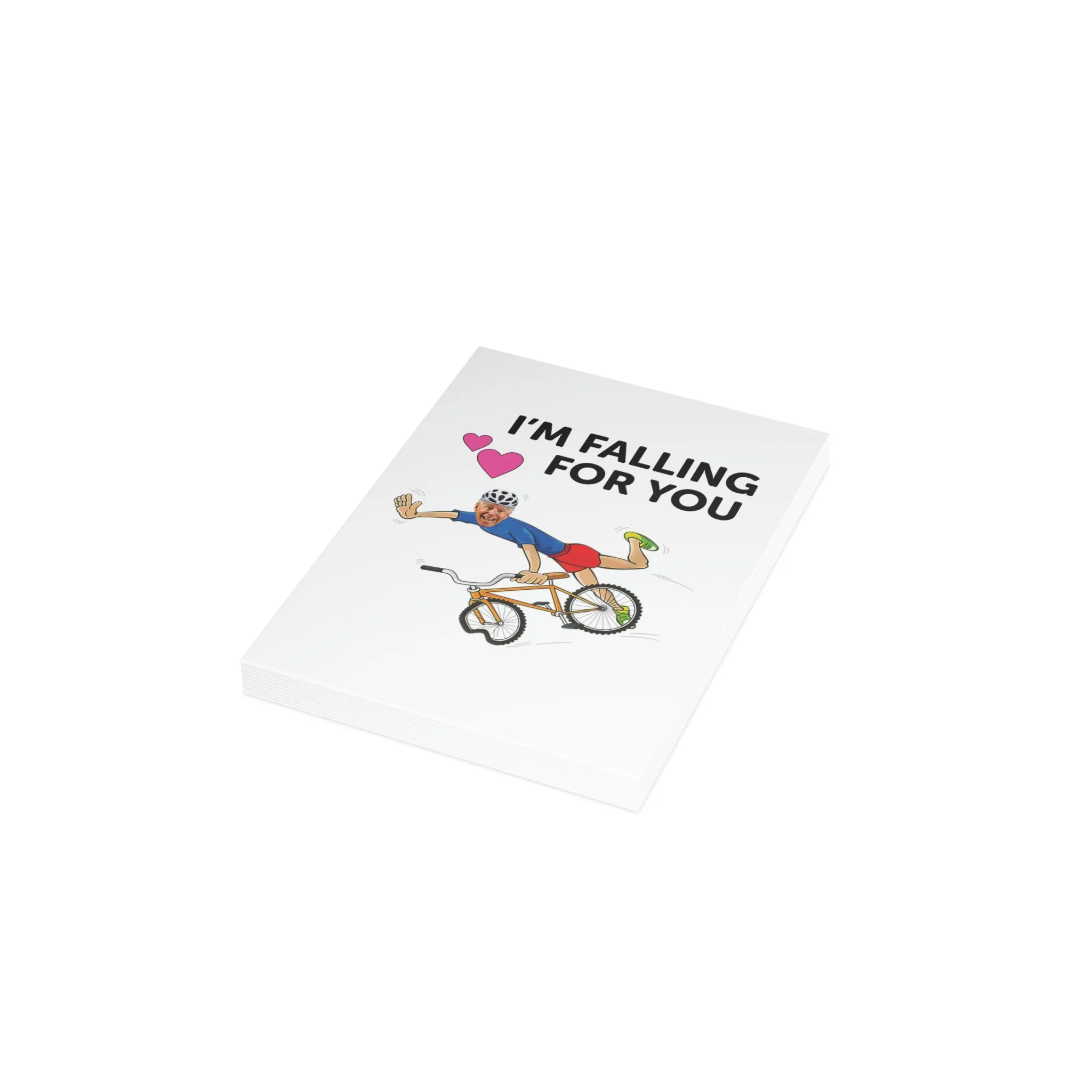 Biden I'm Falling For You Greeting Cards (1, 10, 30, and 50pcs)