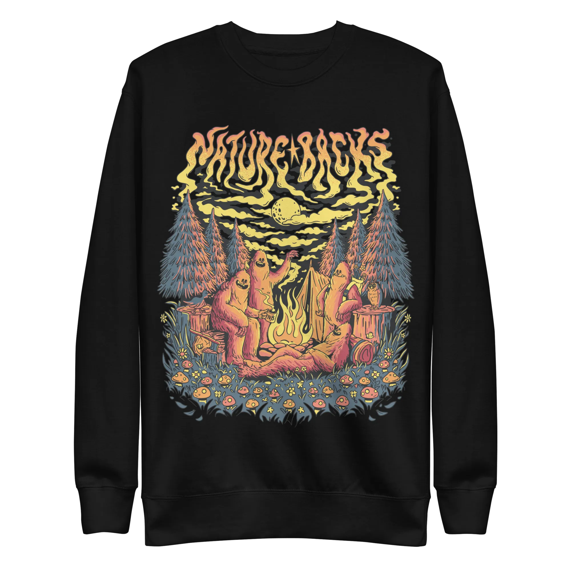 Bigfoot Bonfire Sweatshirt