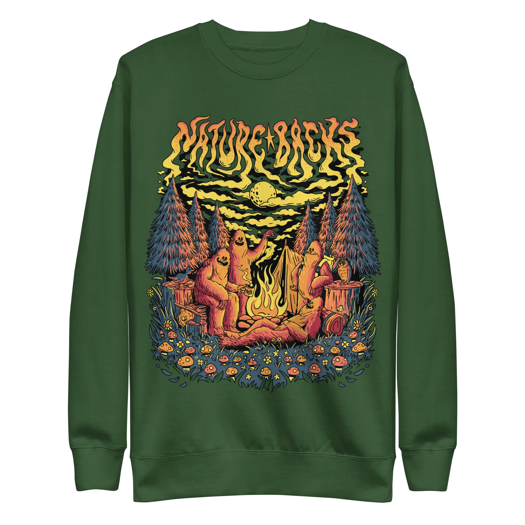 Bigfoot Bonfire Sweatshirt