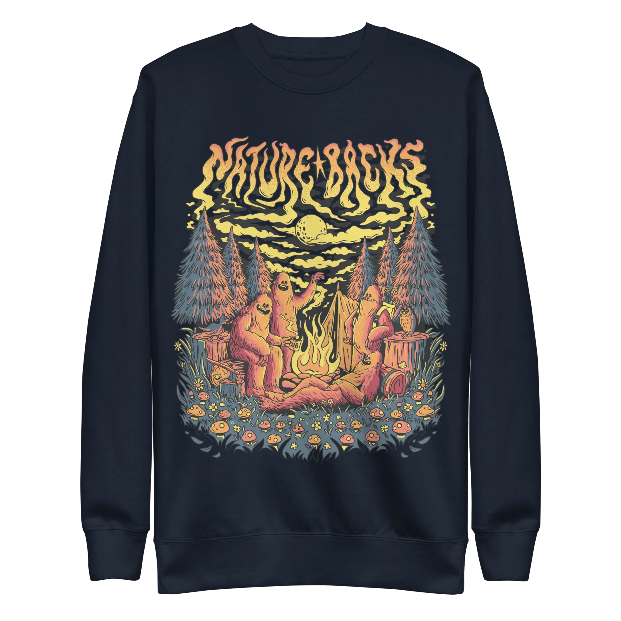 Bigfoot Bonfire Sweatshirt