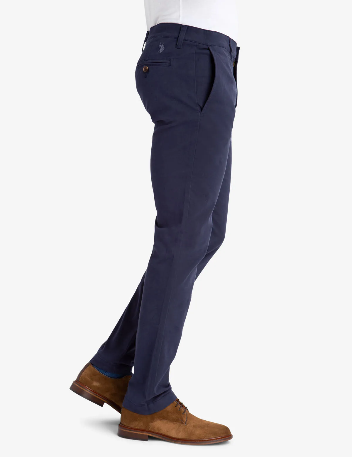 BLACK MALLET SKINNY STRETCH TWILL CHINOS