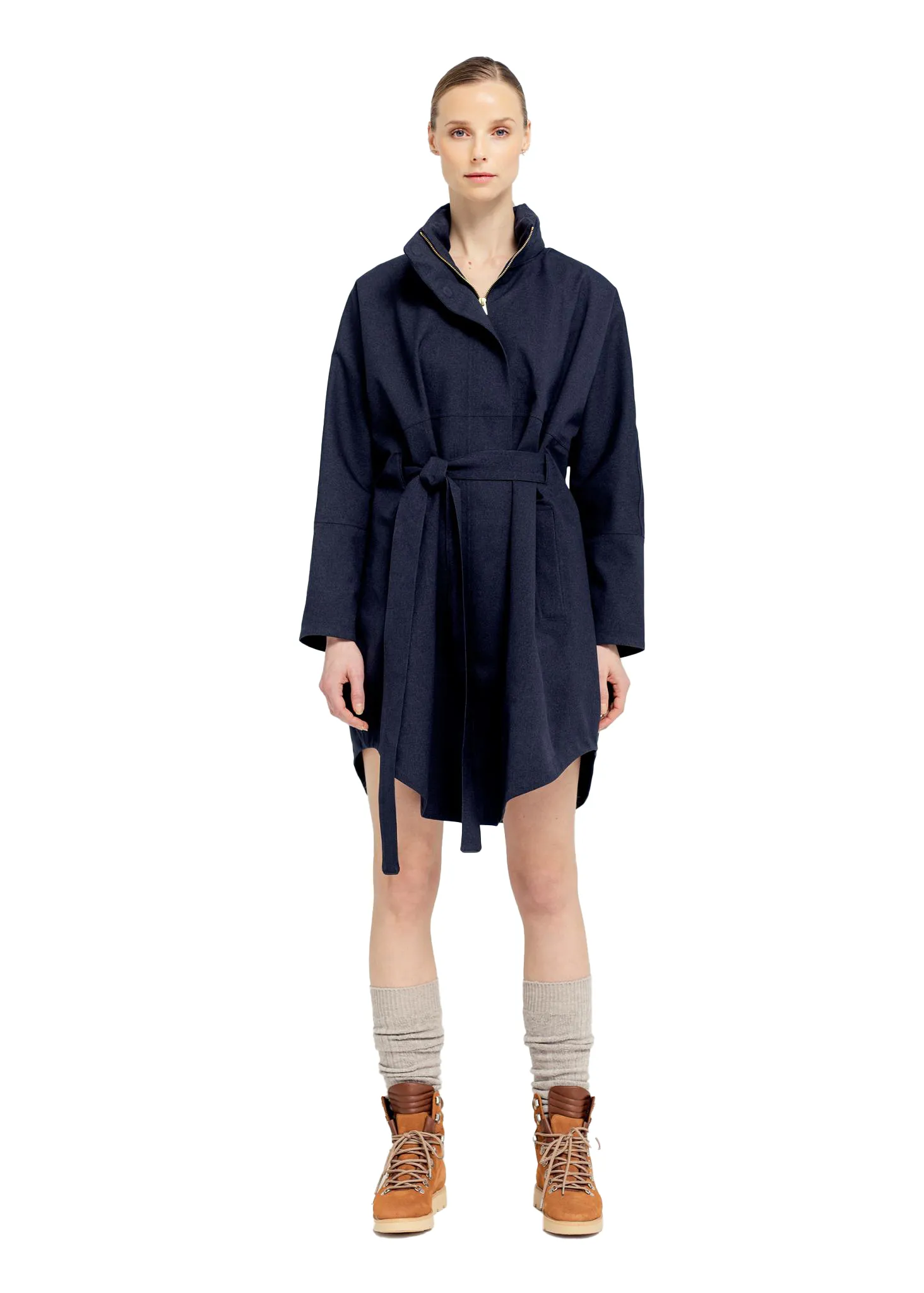 Bris Poncho - Dark Navy