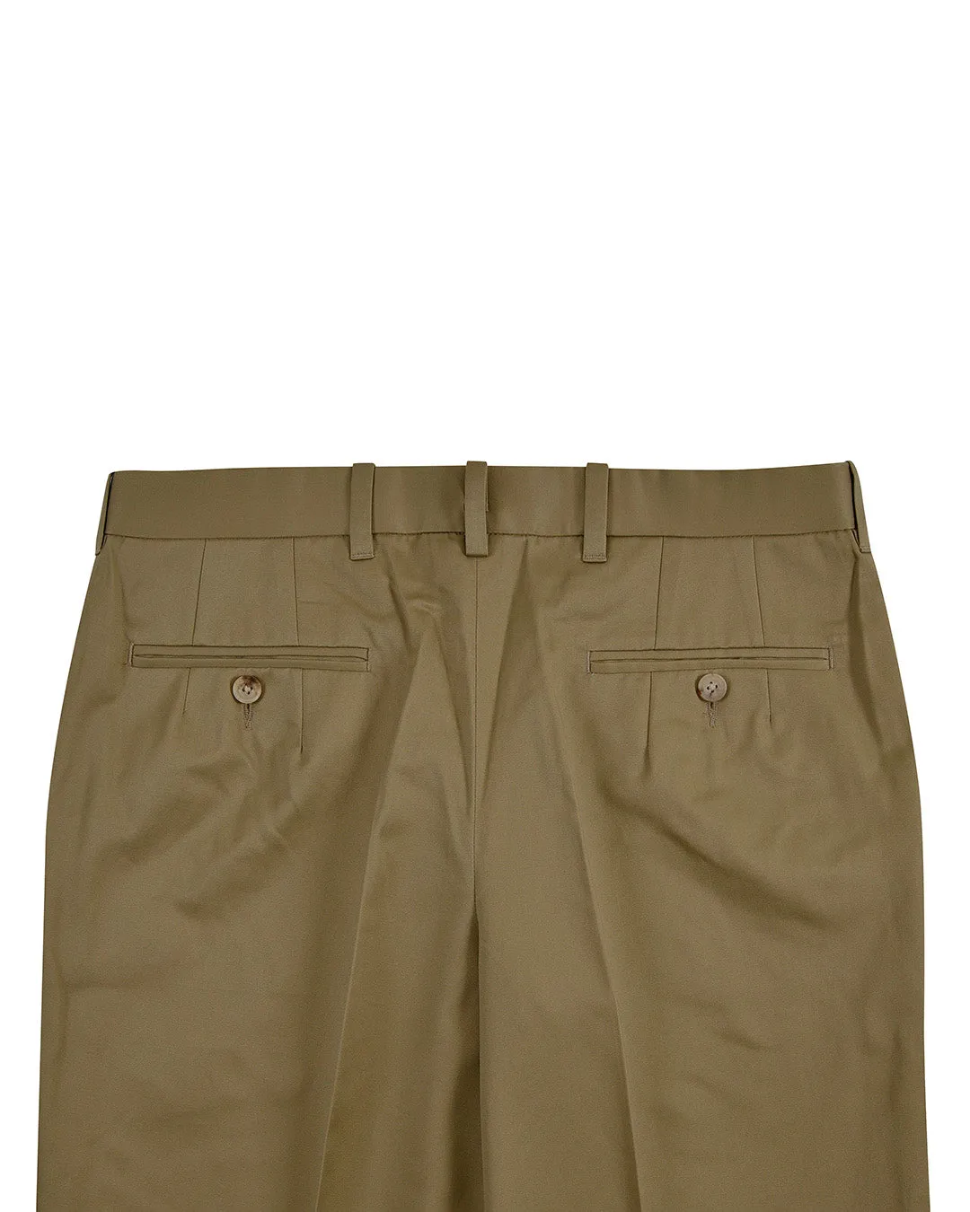 British Khaki Cotton Dress Pant