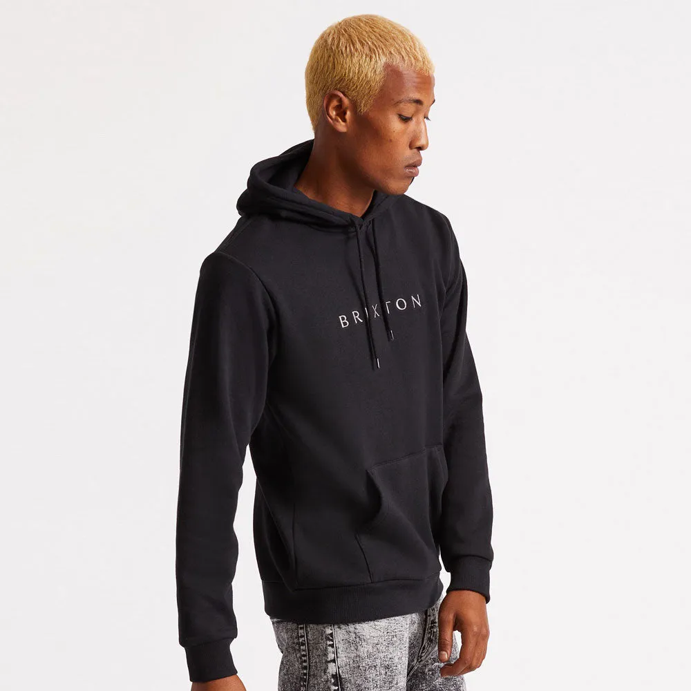 Brixton Alpha Line Hoodie Black