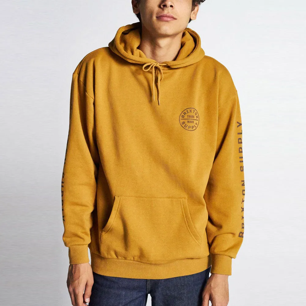 Brixton Oath Intl Pullover Hoodie Maize