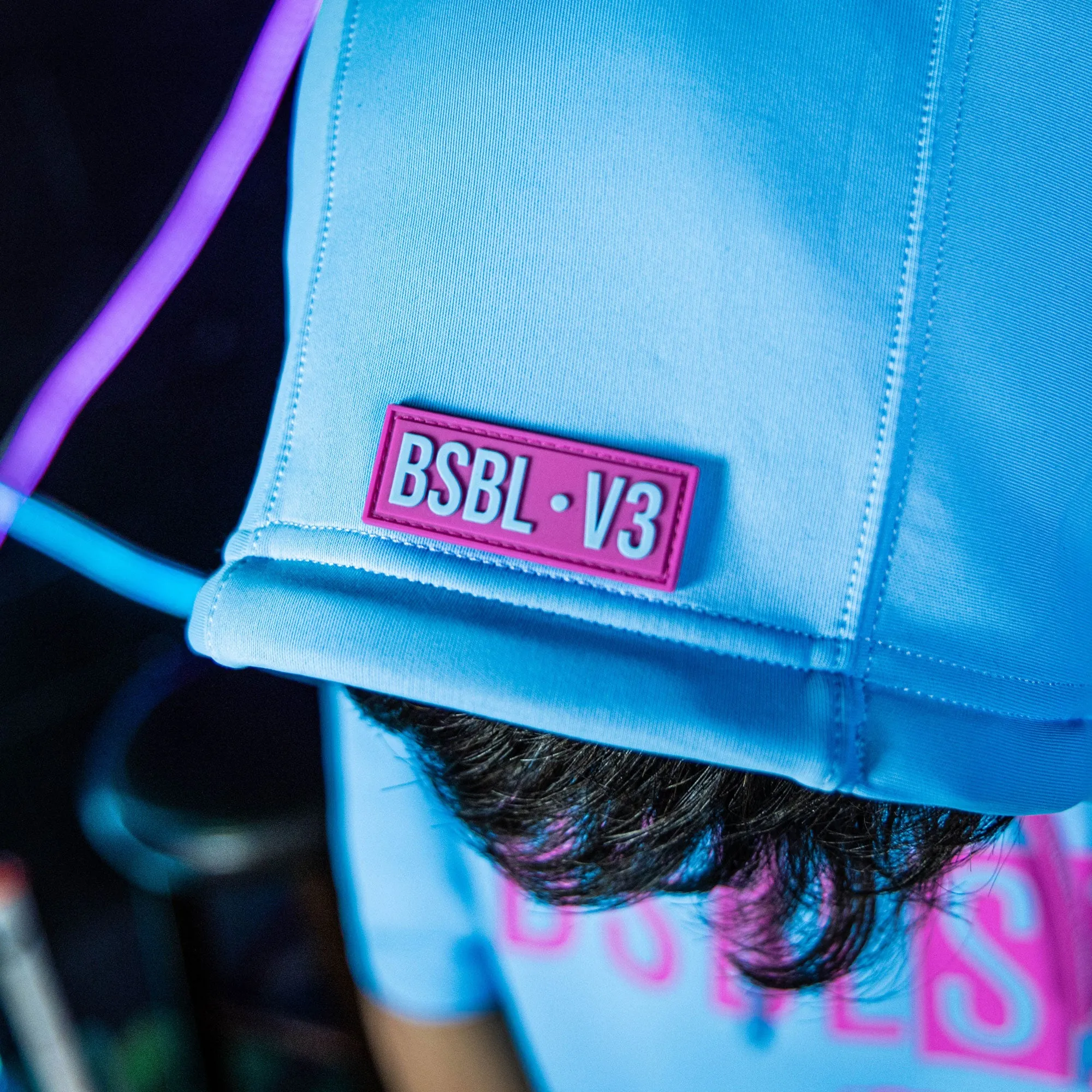 BSBL-SZN Short Sleeve Hoodie V3 Cotton Candy Blue