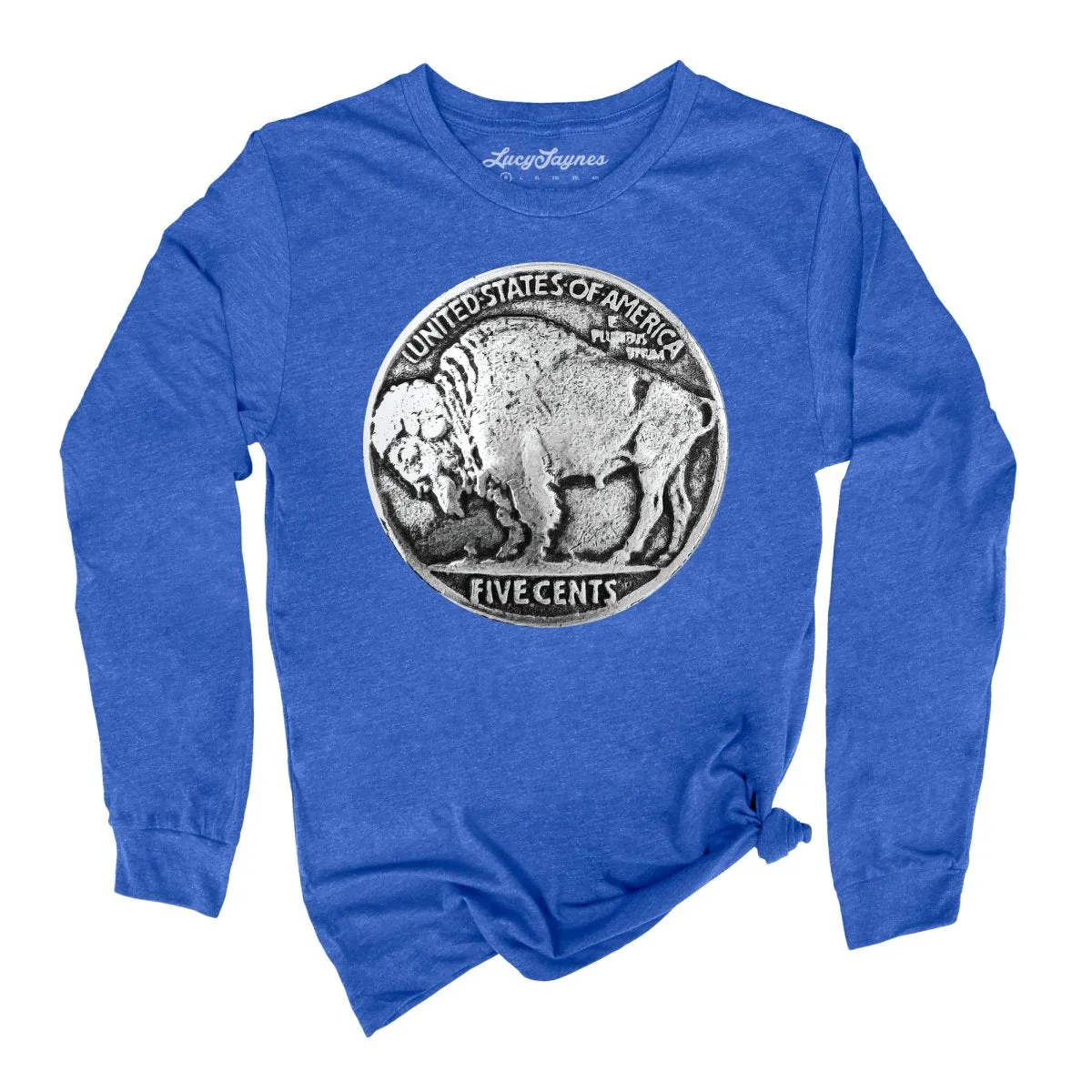 Buffalo Nickel Long Sleeve Tee