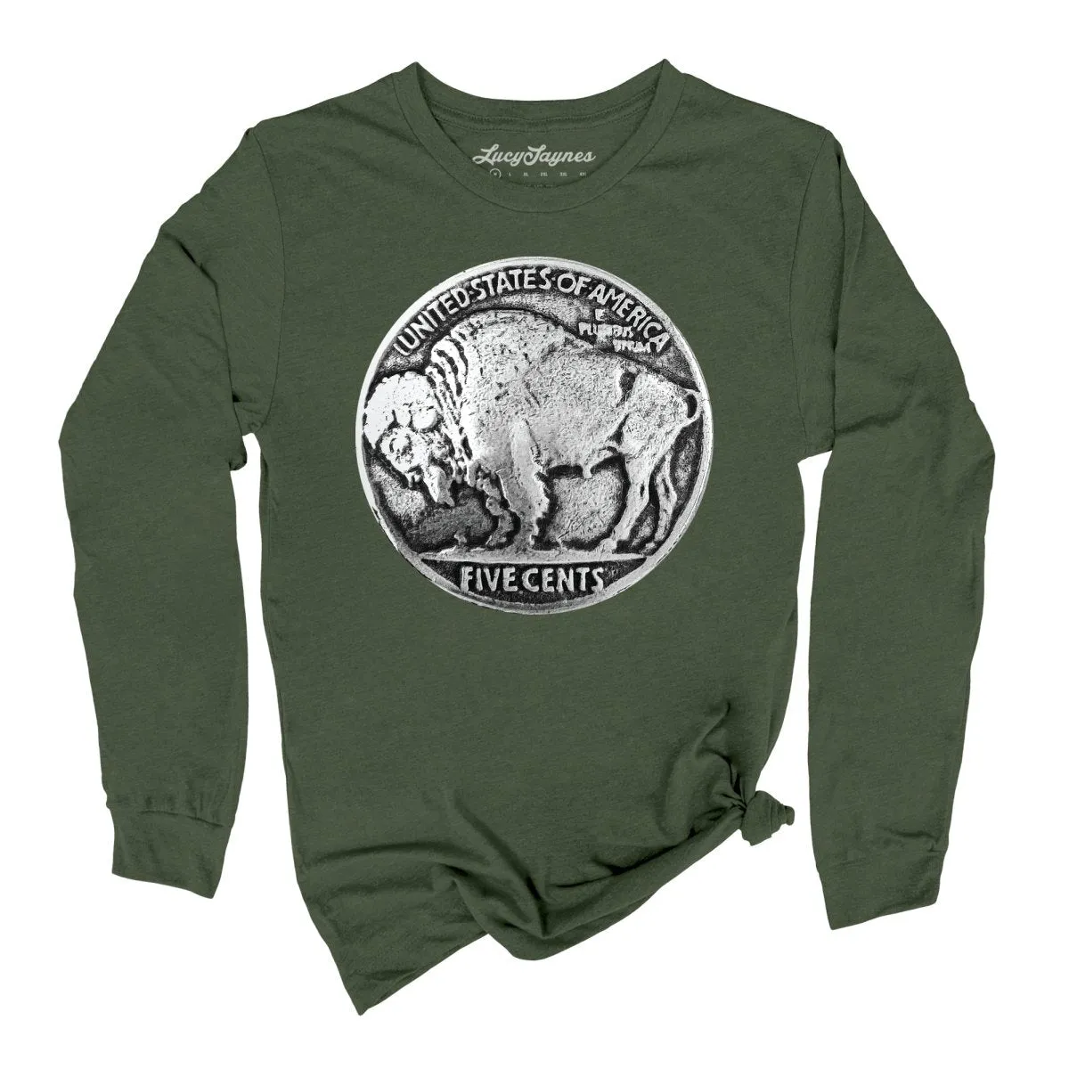 Buffalo Nickel Long Sleeve Tee