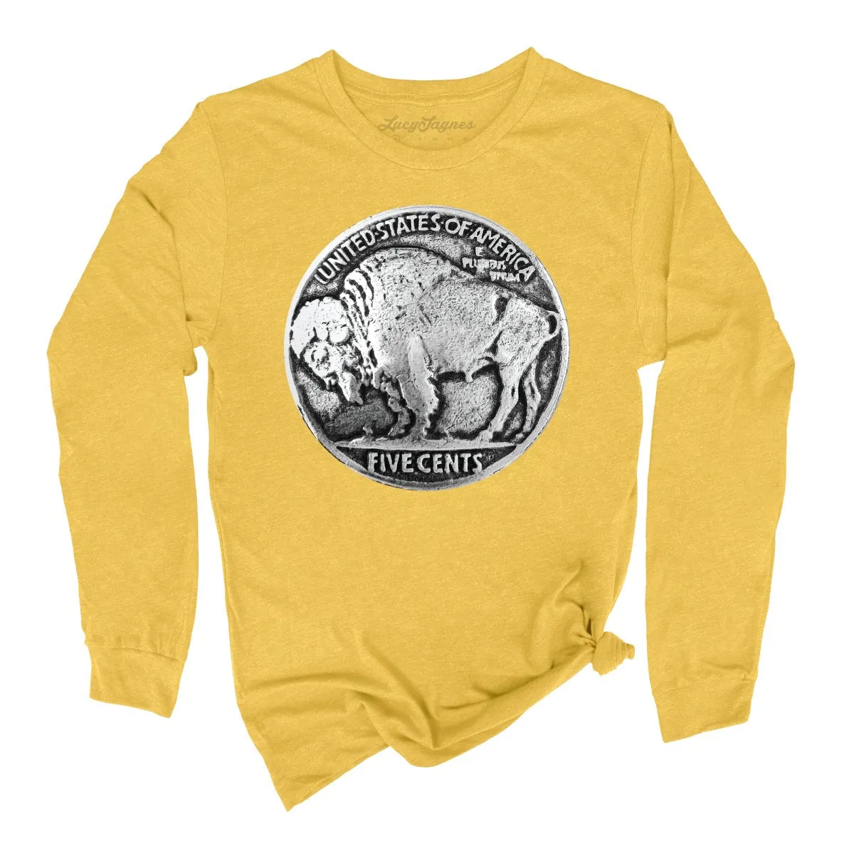 Buffalo Nickel Long Sleeve Tee