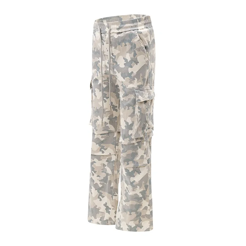 Camouflage Drawstring | Pleated Cargos