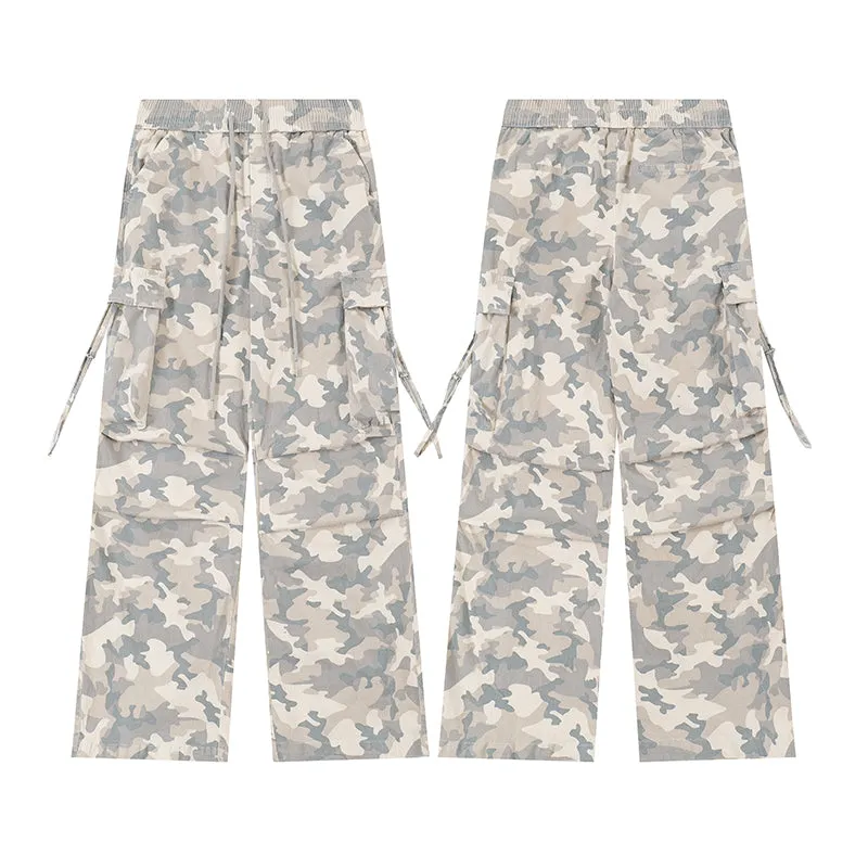 Camouflage Drawstring | Pleated Cargos