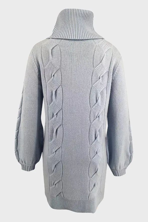 Cashmere Turtleneck Mini-Sweater