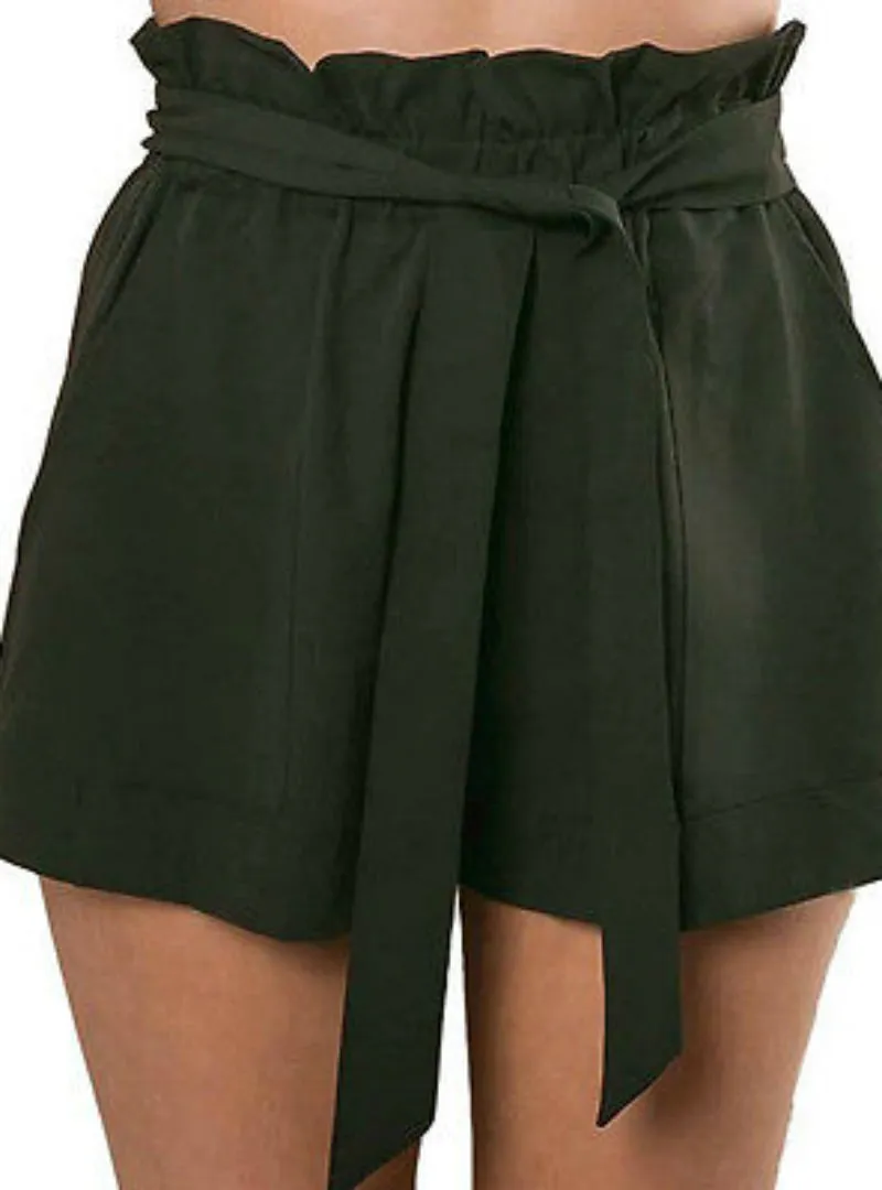 Casual Shorts High Waist Short Beach Bow Shorts