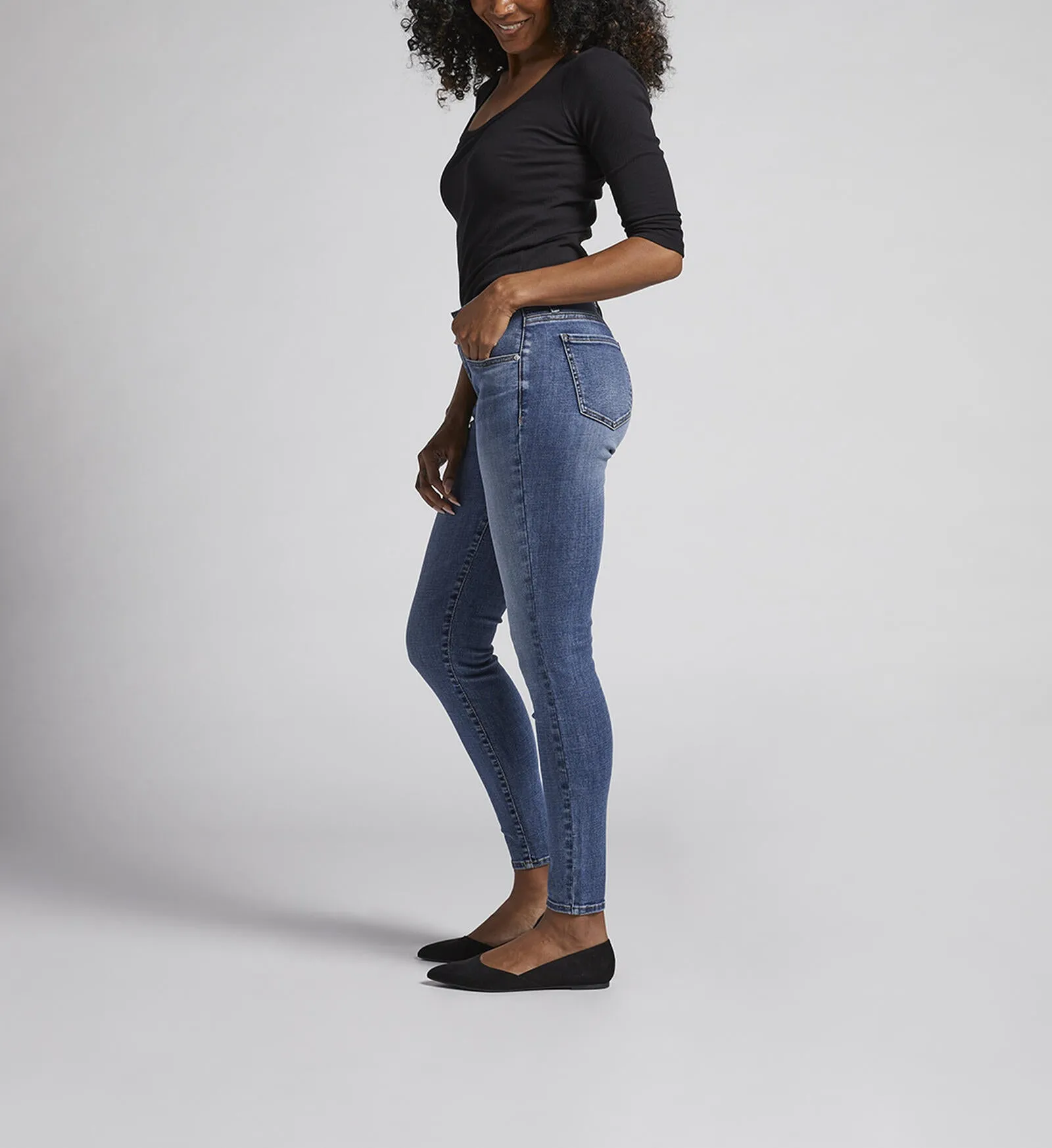 Cecilia Mid Rise Skinny Jeans