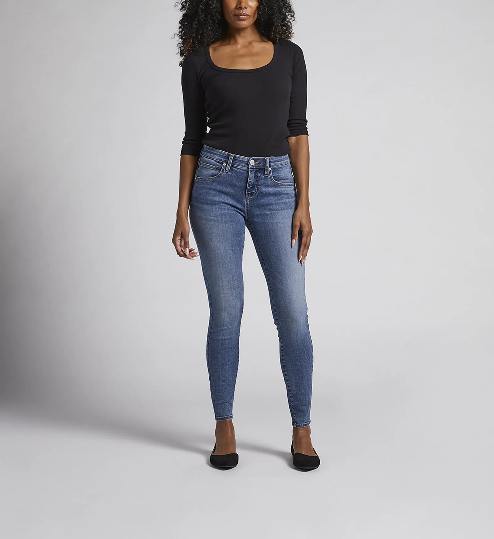 Cecilia Mid Rise Skinny Jeans