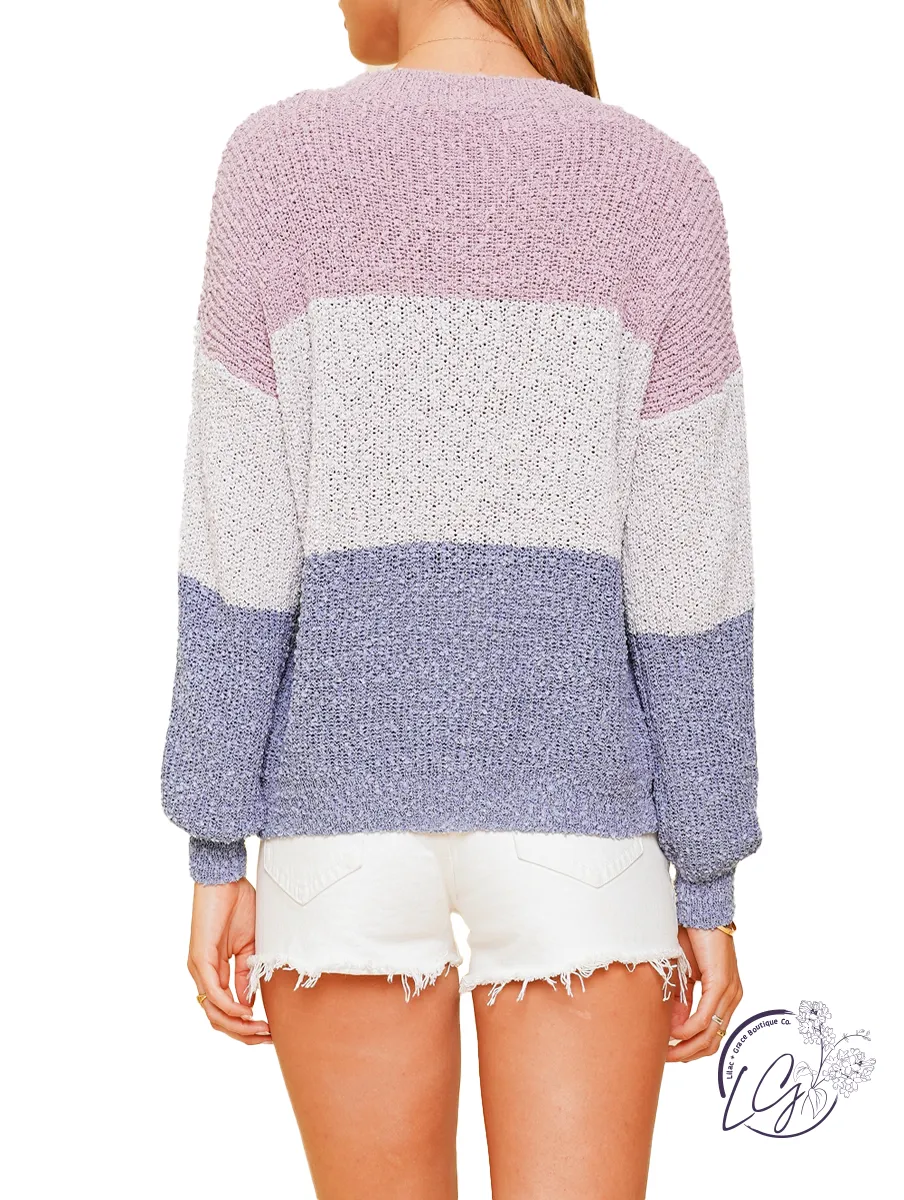 Changing Ways Color Block Sweater