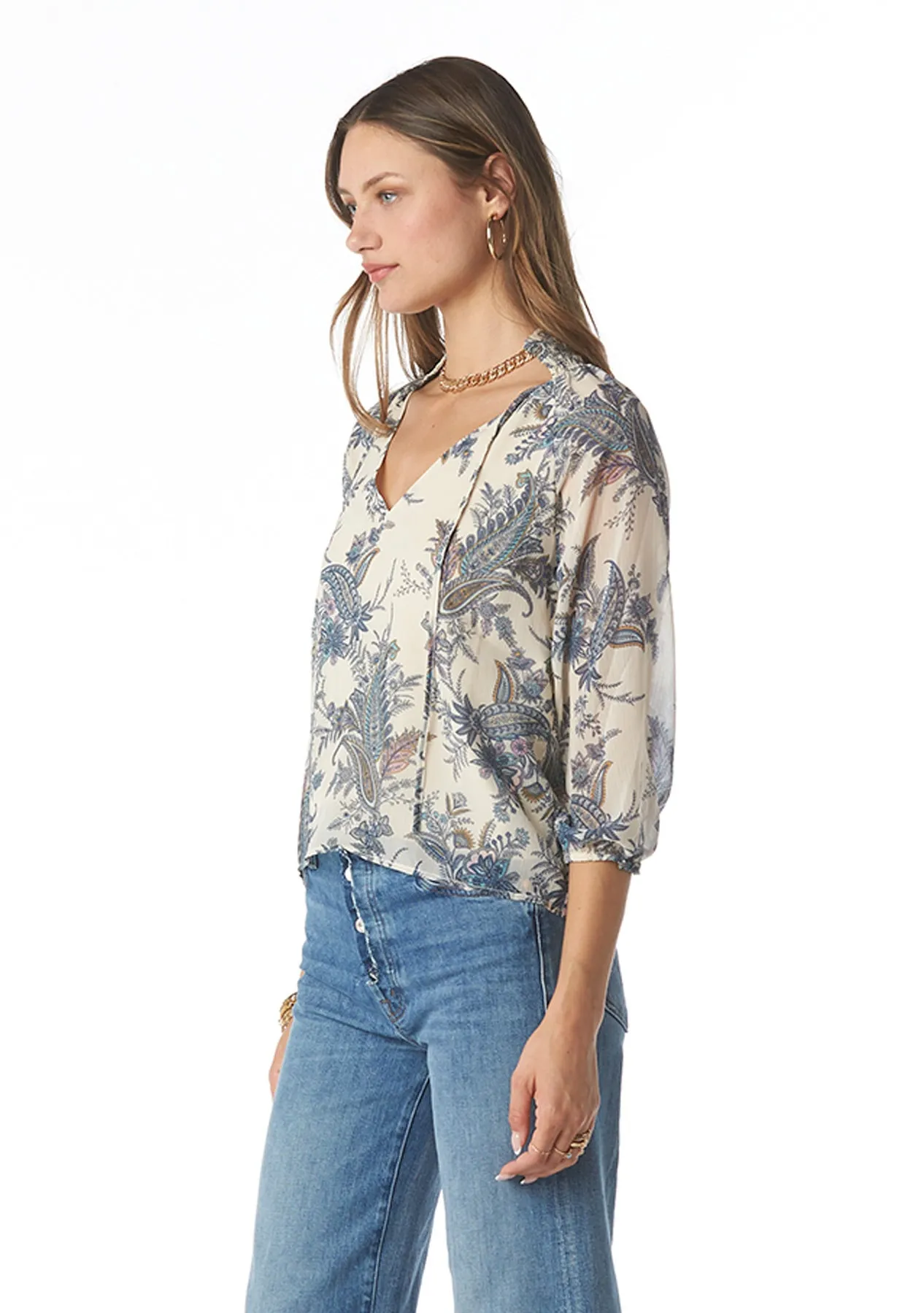 Cheri Patterned Top