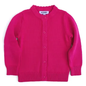 Classic Knit Cardigan - Party Pink