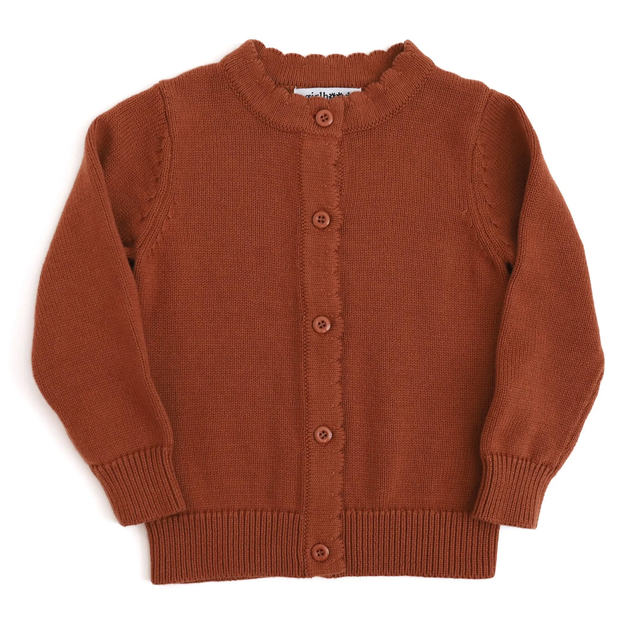 Classic Knit Cardigan - Sugar Almond