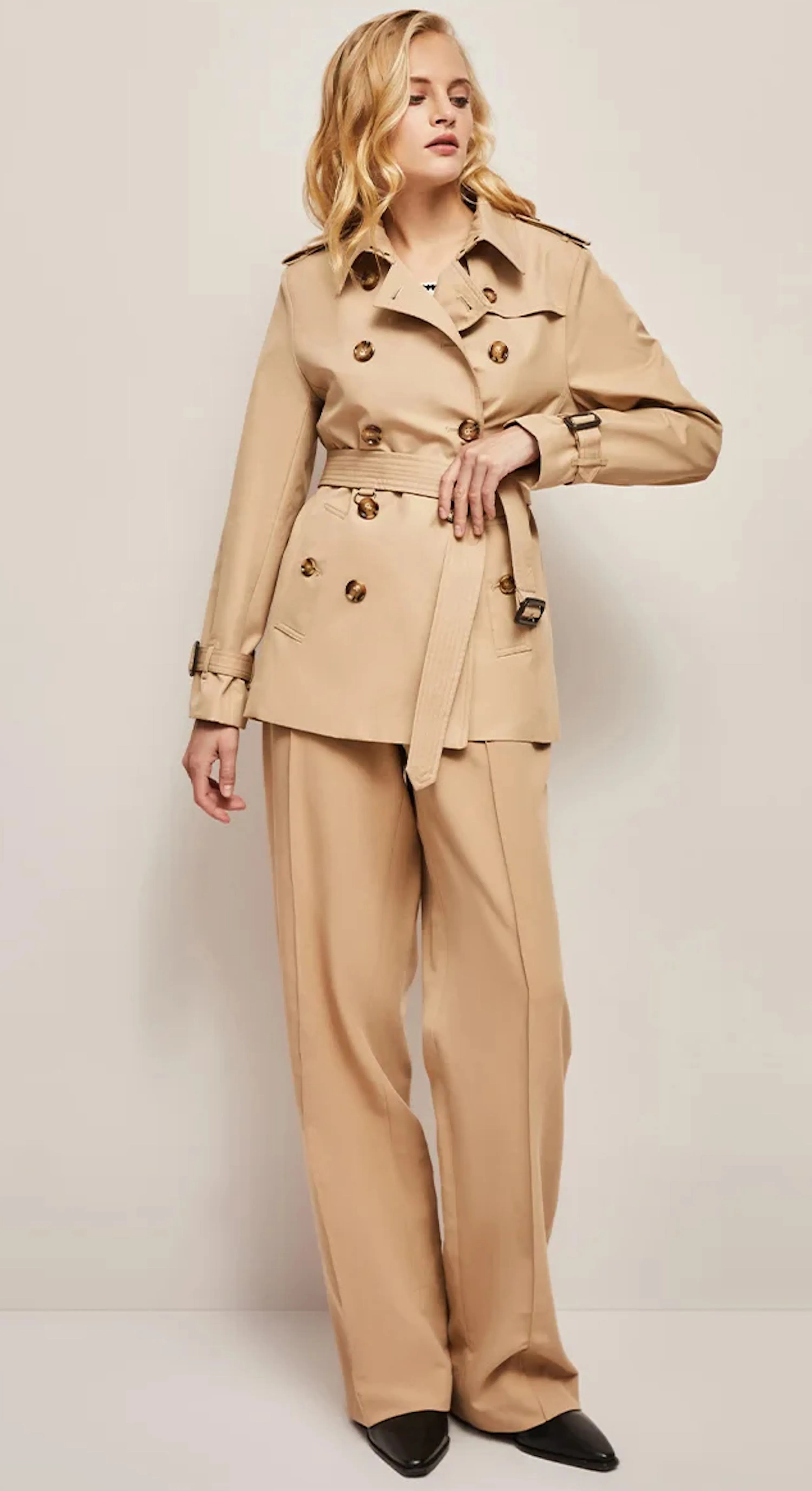 Classic Trench Coat Short-medium-long Double Breasted Outerwear