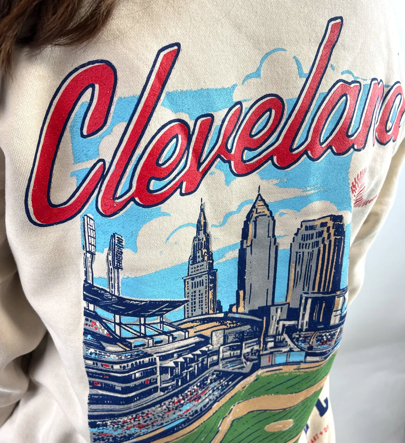 Cleveland Baseball Summer Crew Sweatshirt