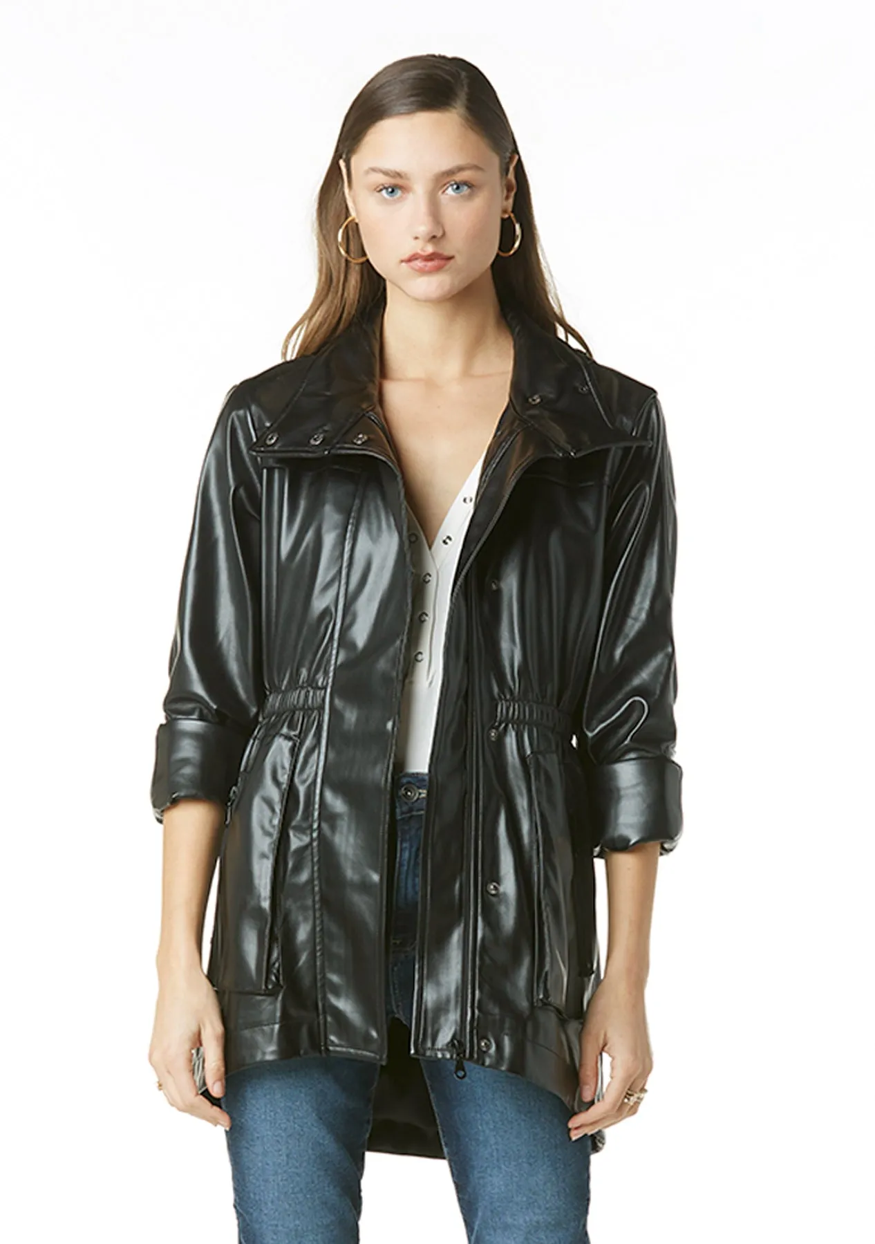 Cory Vegan Leather Jacket