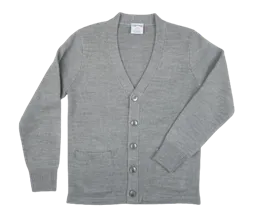 Covenant Grace Grey  V-Neck Cardigan (Pre-Order Only)