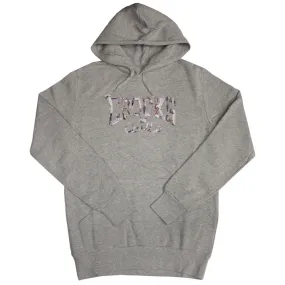 Crooks & Castles Shank Core Logo Hoodie Heather Grey