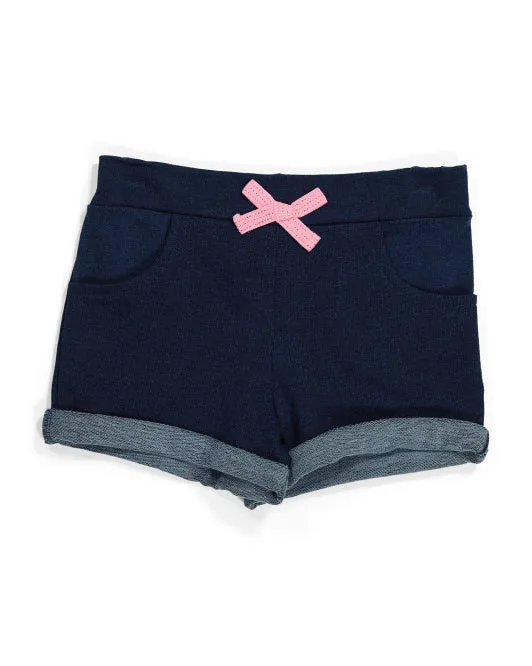 CYNTHIA ROWLEY Girls French Terry Shorts