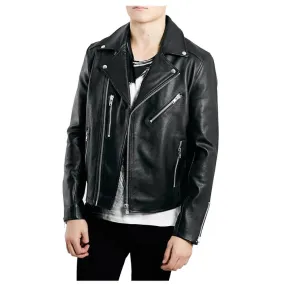 David Bowie Fashion Biker Leather Jacket