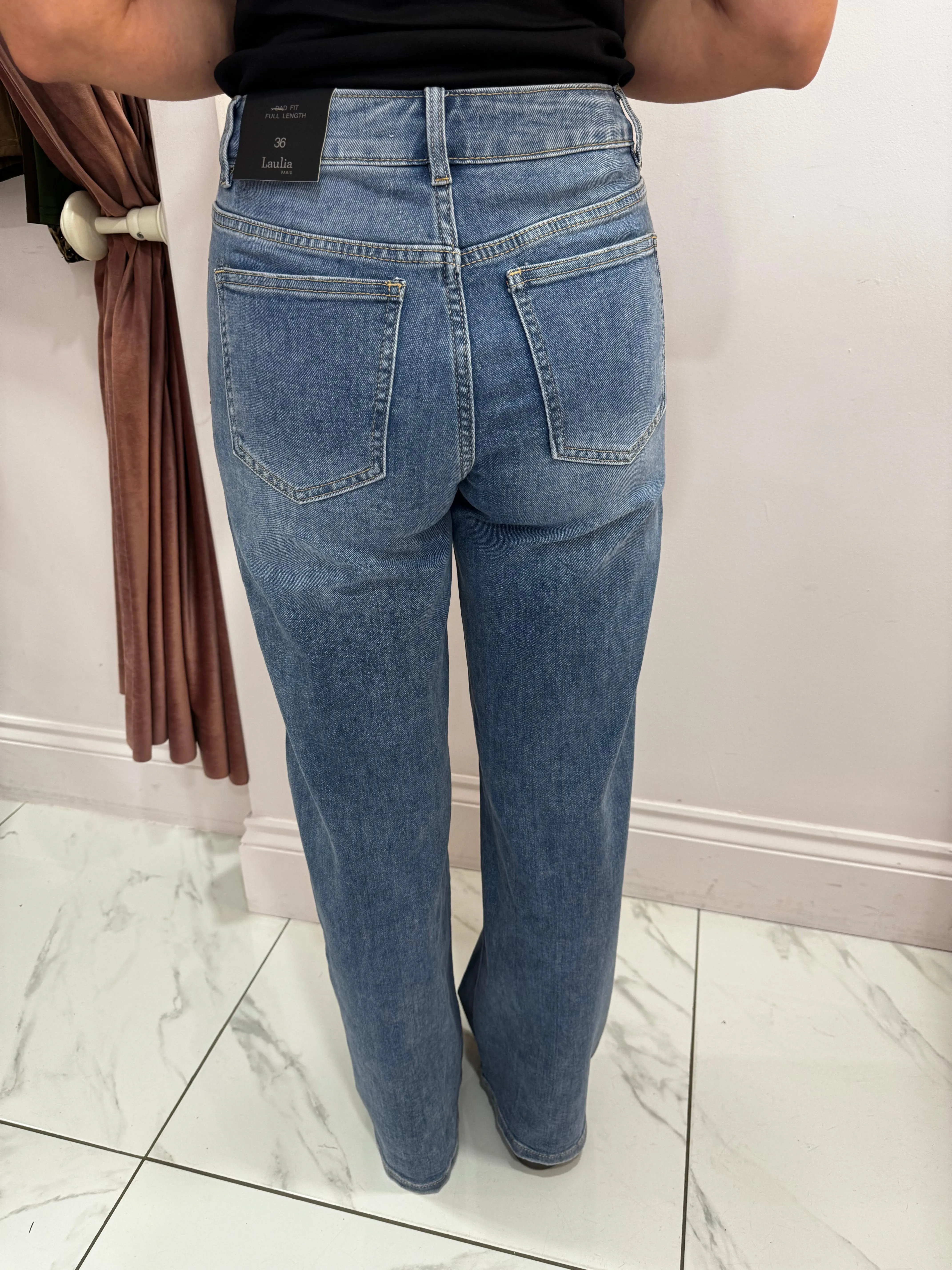 Delaney Dad Fit Stretch Jeans