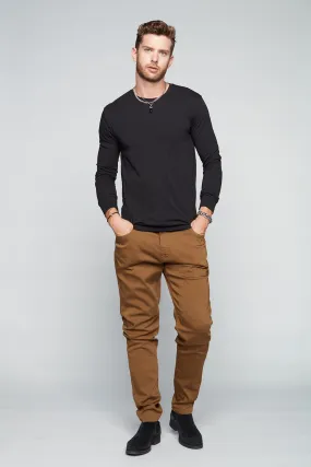 Deluxe 5 Pocket Slim Fit Pants - Tobacco