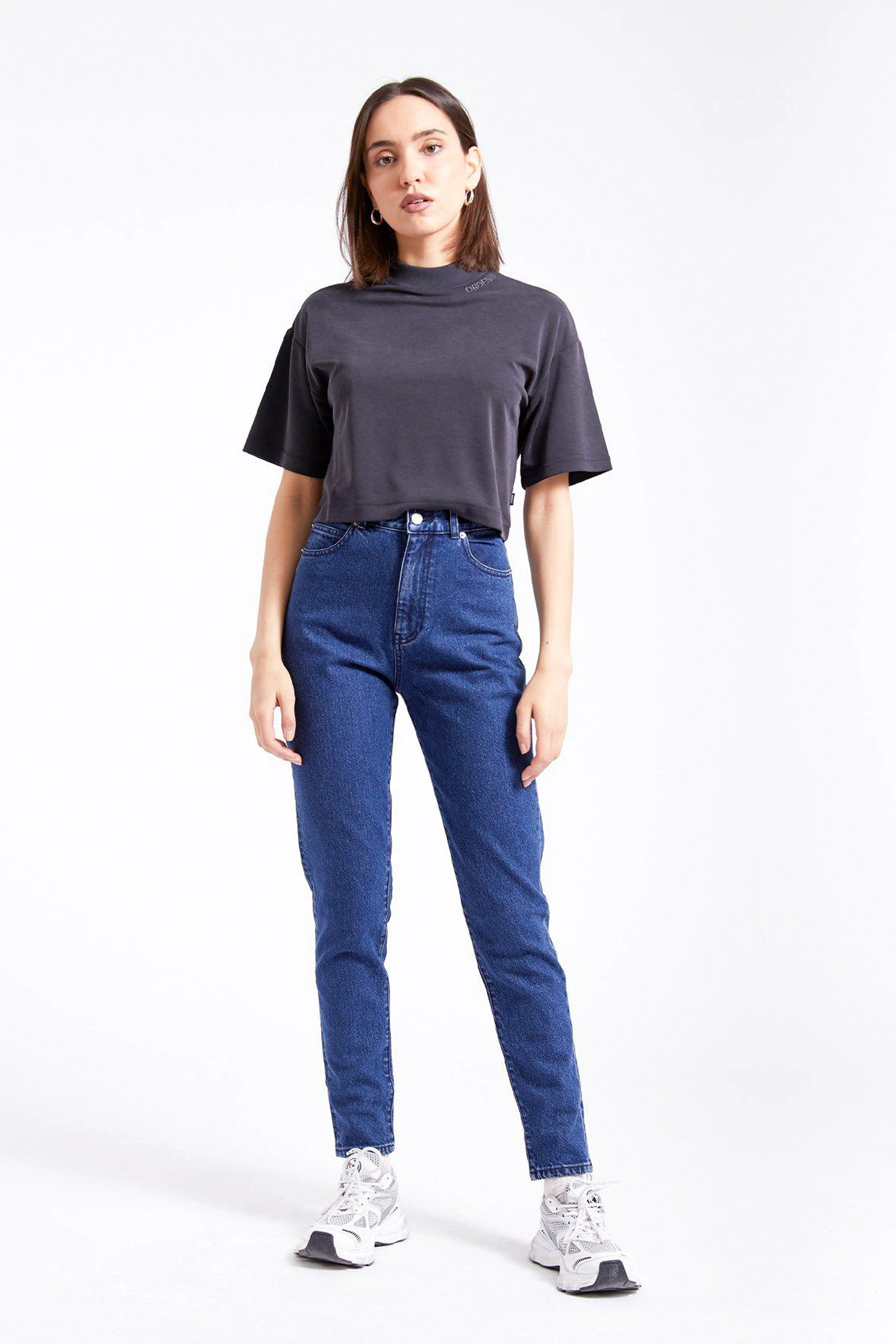 Dr. Denim Nora Dark Stone Stretch Jeans